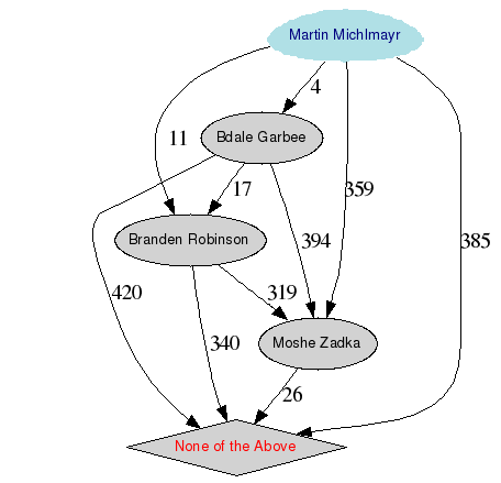 Graphical rendering of the results